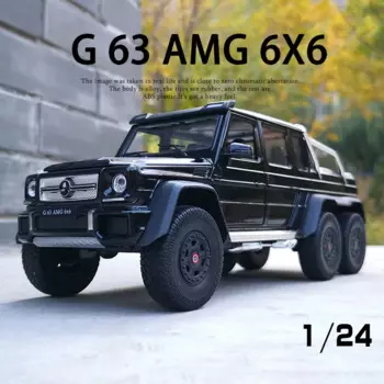 WELLY 1:24 Mercedes-Benz G-Class G63 пикап Внедорожник модель автомобиля из сплава отлитые и игрушечные Автомобили Коллекционная игрушка