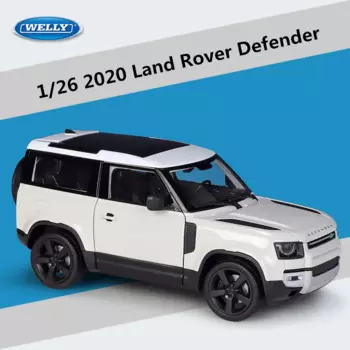 Welly 1:26 2020 Land Rover Defender 90 модель автомобиля из сплава литая металлическая игрушка внедорожник модель автомобиля имитация детских подарков