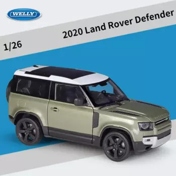 WELLY 1:26 Land Rover 2020 Defender Модель автомобиля из сплава с имитацией автомобиля — подходит для детских игрушек и коллекций