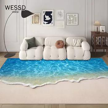 WESSD 3D волнистый ковер для ванной и дома