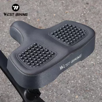 WEST BIKING MTB Gel комфортное седло ультра широкое Силиконовое массажное седло для электрического велосипеда скутера