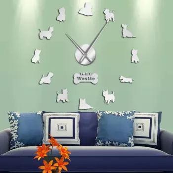 Настенные часы West Highland White Terrier The Vinyl Clock