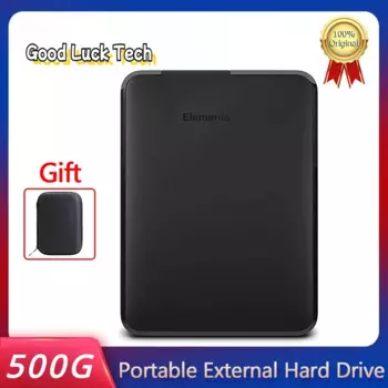 Wester--n Цифровой W-D 500G Элементы Портативный внешний жесткий диск USB 3.0 Совместимость с жестким диском 500G