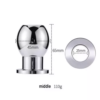 WETIPS Портативный анальный душ серебристый