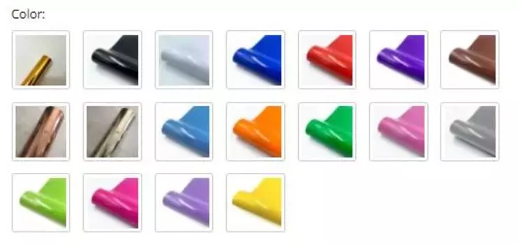 WHALITZY самоклеящийся винил для поделок 18 цветов