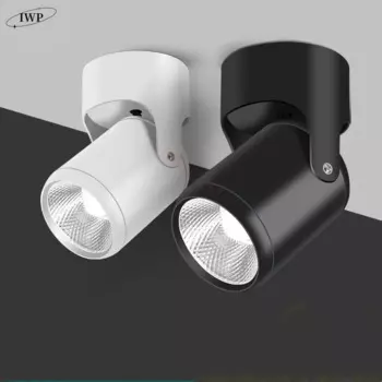 IWP Потолочный светильник COB белый черный 7-15Вт