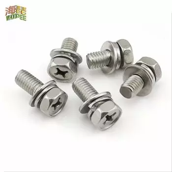 WHOOPEE Нержавеющие винты M3-M8 с шестигранной головкой 5/50 шт