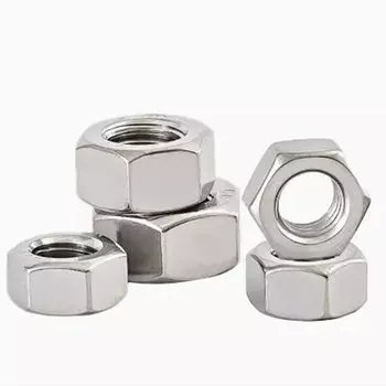 WHOOPEE Шестигранные гайки из нержавеющей стали DIN934 M1 M1.2 M1.4 M1.6 M2 M2.5 M3 M3.5 M4 M5 M6 M8