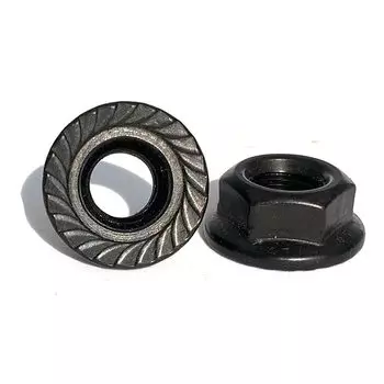 2-20 шт. M3 M4 M5 M6 M8 M10 M12 Черная шестигранная гайка из углеродистой стали