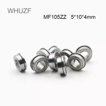 WHUZF Бесплатная доставка 10/20/50 шт. MF105ZZ фланцевый подшипник 5x10x4 мм фланцевый MF105 Z
