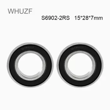 WHUZF Бесплатная доставка 5/10/20 шт. S6902RS 15*28*7 мм 440C подшипники из нержавеющей стали