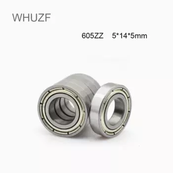 WHUZF Бесплатная доставка 5/10/20 шт. 605ZZ 5x14x5 мм радиальный шарикоподшипник Миниатюрный подшипник высокого качества R-1450ZZ