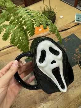 WHYOU керамические кружки с черепом