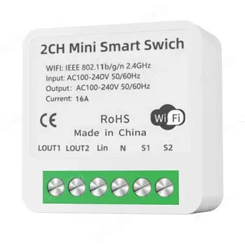 Модуль переключателя SZKOSTON Wi-Fi 2CH 16A