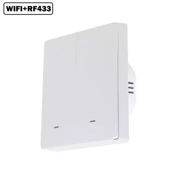 Wi-Fi + RF433 умный выключатель Giexperience 2/3 канала синий