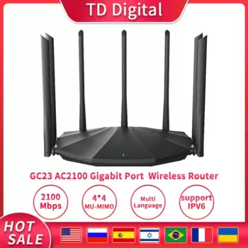 Wi-Fi-роутер GC23 AC2100 с двумя антеннами, 7*6 Би