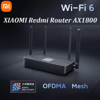 Wi-Fi-роутер XIAOMI Redmi AX1800, 2,4/5 ГГц, 256 Мб