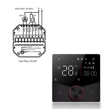 Wi-Fi термостат для центрального кондиционера SHOJZJ