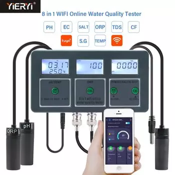 Wi-Fi Tuya Smart PH-метр Yieryi для аквариумов
