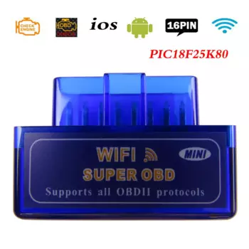 Wi-Fi Elm-327 Obd2 сканер Elm327 V1.5 OBD 2 диагностический сканер для автомобилей iOS OBDII ELM 327 V 1,5 считыватели кодов диагностические инструменты