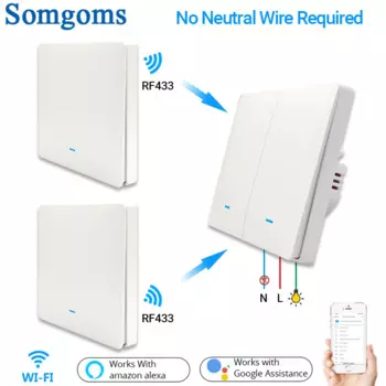 Интеллектуальный выключатель Somgoms 1/2/3 Gang