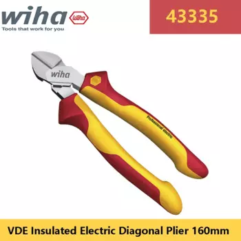 WIHA 43335 1000V VDE Изолированные диагональные плоскогубцы с режущей кромкой 160 мм профессиональный электрический диагональный резак с динамическим соединением®