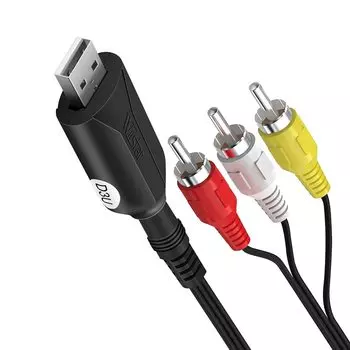wiistar D3U карта видеозахвата USB 2.0 3RCA