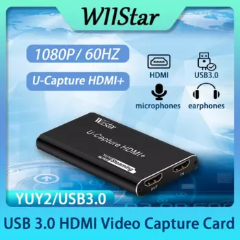 Wiistar UHV30A карта видеозахвата USB3.0 HDMI 1080P