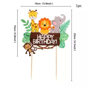 Wilder Animals Cake Topper MOONBIFFY