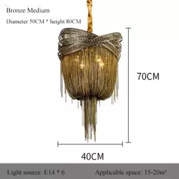 Winfordo люстры подвесные алюминиевые
