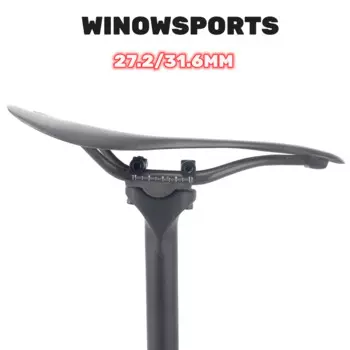 Winowsports MTB карбоновый Подседельный штырь 27,2/31,6 мм длина сиденья для горного/шоссейного велосипеда 380 мм Труба сидения Карбон части для велосипеда
