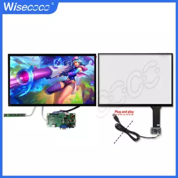 Wisecoco 15,6-дюймовый сенсорный экран высокой яркости FHD 1920x1080 Экран 1500 нит IPS ЖК-модуль Промышленная панель