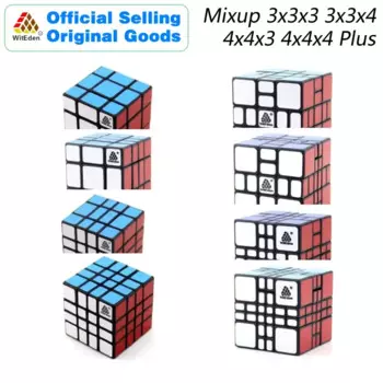 WitEden Mixup 3x3x3 3x3x4 4x4 4x3 4x4x4 Plus магический куб головоломки скоростные головоломки сложные образовательные игрушки для детей