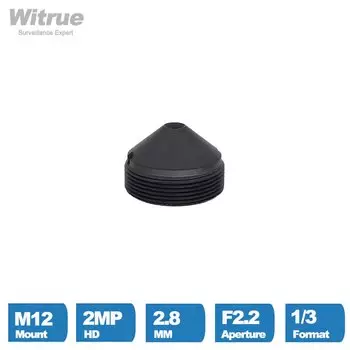 Witrue M12 объектив-обскура 2,8 мм 1080P 2 МП с диафрагмой F2,2 формат 1/3 дюйма для мини-камер видеонаблюдения