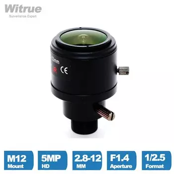 Witrue WI-M12-5MP-2.8-12MM объектив для экшн-камеры