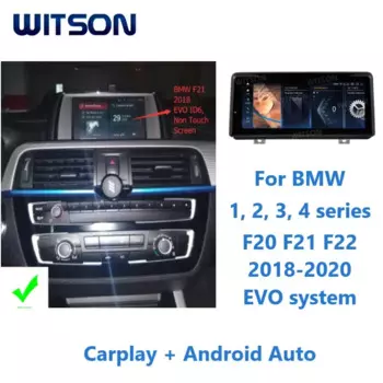 WITSON Android 13 авто стерео для BMW 1 2 3 4 серии F20 F21 F22 2018-2020 EVO Carplay Wifi GPS Автомагнитола аудио мультимедиа