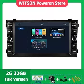 WITSON Android стерео автомобильный радиоприемник с сенсорным экраном OEM для KIA CEED 2007 2008 2009, мультимедийный плеер CarPlay, авто GPS, головное устройство