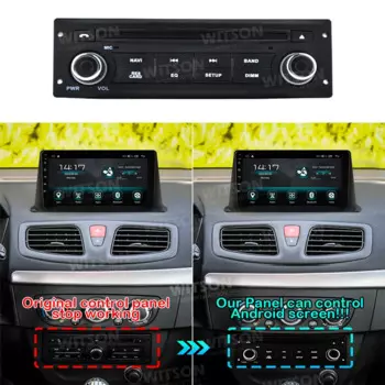 WITSON OEM стильная панель управления для RENAULT Fluence JOY 2013 2014 2015 2016 автомобильный видеоплеер