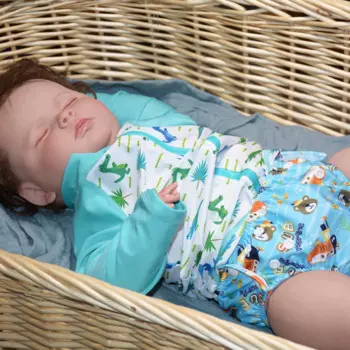 Wizinfant детские купальные штаны водостойкие впитывающие экологические купальные подгузники для бассейна многоразовая детская Пеленка из моющейся ткани
