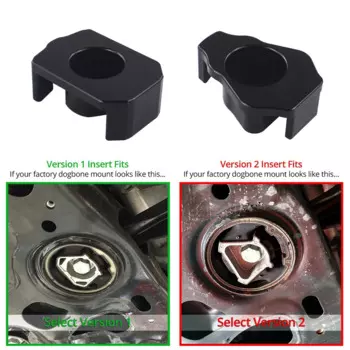 Алюминиевая Вставка для крепления WLR - Billet MQB DOGBONE для MKVII VOLKSWAGEN GOLF/GTI/R, 8 в AUDI A3/S3/RS3 и MKIII AUDI TT/TTS/TTRS