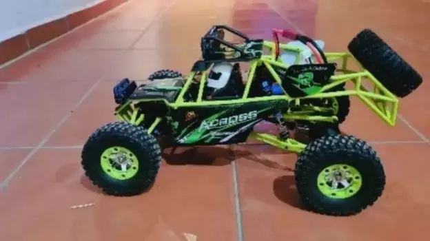WLtoys 12427 12428 1/12 4WD RC Гоночный автомобиль Высокоскоростной внедорожный пульт дистанционного управления Сплав Альпинистский грузовик Светодиодный светильник Багги Игрушки Подарок для детей