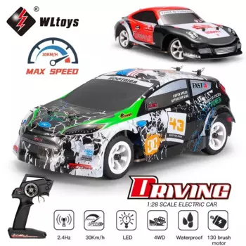 WLtoys K989 1: 9 4WD 2,4G мини Радиоуправляемый гоночный автомобиль Высокая скорость внедорожник с дистанционным управлением Дрифт игрушки из сплава автомобиль для детей подарок для детей