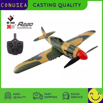 Wltoys радиоуправляемый самолет XK A220 P40 4Ch планер самолет с дистанционным управлением 384 летательный аппарат 6G/3D стабильный Электрический вертолет игрушка для мальчиков