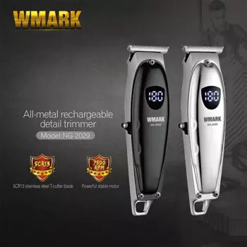 WMARK NG-2029 цельнометаллическая машинка для стрижки волос, профессиональная электрическая машинка для стрижки волос, умный металлический профессиональный триммер для волос