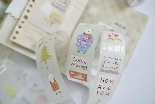 Wollme матовые ПЭТ ленты для скрапбукинга