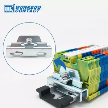 WONKEDQ E/FE-2 концевой кронштейн для клеммных блоков