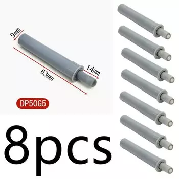 Wonzeal 8 шт. серые/белые демпферы для дверей шкафов