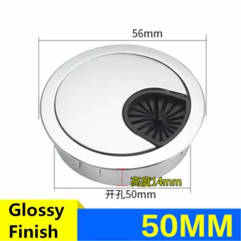 Wonzeal круглые крышки провода для стола из цинкового сплава, розетки для портов ПК, настольный кабель, держатель лески 50 мм/53 мм/60 мм/80 мм