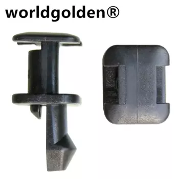 worldgolden 100 шт. пластиковые крепления для BMW 5 7 серии E32, E34, Z1, зажимы для обшивки лобового стекла и панели винтовки 51711928946