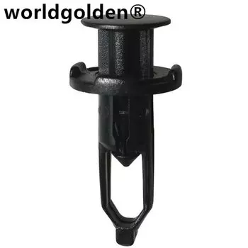 Worldgolden 10 шт. 9 мм автомобильный бампер задняя крышка зажим пластиковый фиксатор крепеж для Toyota Lexus 52161-16010 аксессуары